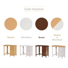 折りたたみデスク 88(45)×40×71cm ブラウン