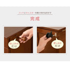 折りたたみデスク 88(45)×40×71cm ブラウン