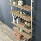 突っ張りラック 70×24×187cm ブラウン/ブラック