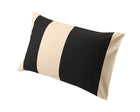 枕カバー 単品 43×63用 日本製コットン100% ブラック×ベージュ