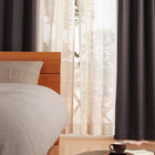 レースカーテン 2枚組 幅150 × 176 6色 × 54サイズから選べる 防炎 プライバシー