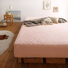 ベッド ダブル マットレスベッド ポケットコイルマットレスタイプ 綿混素材 15cm 素材・色が選べる カバーリング 脚付き