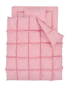 羽根布団8点セット ベッドタイプ&和タイプ シングル8点セット 3年保証 新20色 ベッドタイプ/シングル/フレッシュピンク