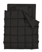 羽根布団8点セット ベッドタイプ&和タイプ シングル8点セット 3年保証 新20色 和タイプ/シングル/サイレントブラック