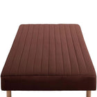 ベッド ダブル マットレスベッド ポケットコイルマットレスタイプ 綿混素材・脚の長さ30cm 素材・色が選べる カバーリング 脚付き ホワイト/モカブラウン