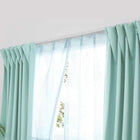 レースカーテン 2枚組 幅150 × 193 6色 × 54サイズから選べる 防炎 プライバシー