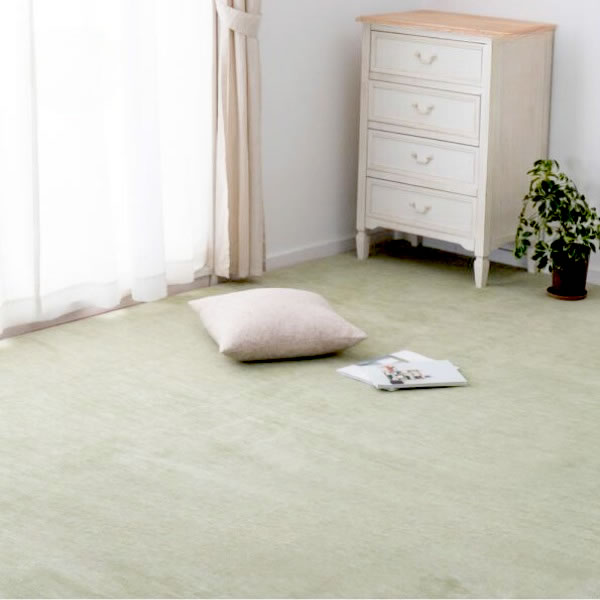 絨毯 カーペット ラグ ラグマット 絨毯 マットホットカーペット対応 床暖房対応 敷き詰めカーペット 本間 6畳