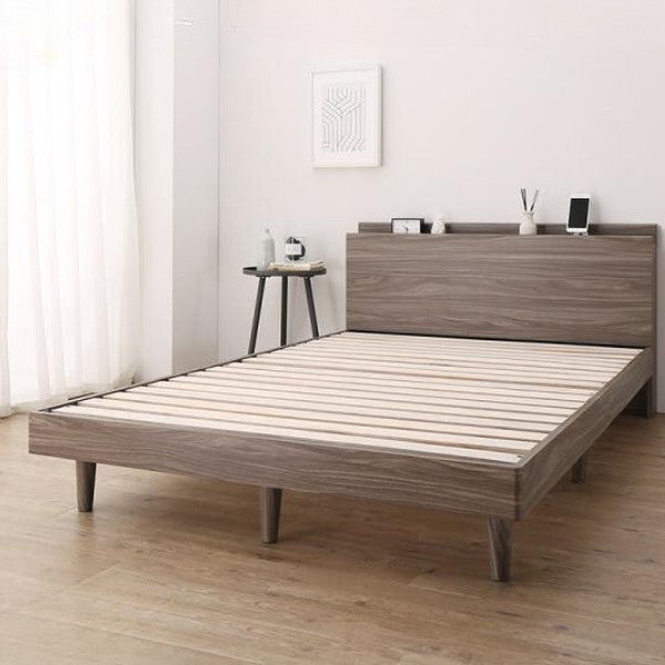 ベッド すのこベッド すのこ ダブルベッド ベッドフレーム ダブル マットレス 敷布団 無垢すのこ 収納 木製 ベット 頑丈 通気性 北欧 フレームのみ ダブル