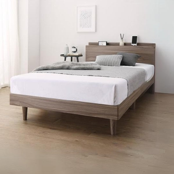 ベッド すのこベッド すのこ シングルベッド シングル マットレス付き 無垢すのこ 天然木すのこ 収納 木製ベット マットレスセット シングル 組立設置付き