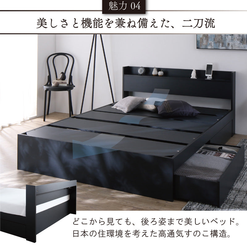 ベッドフレーム シングル ブラック　ベッド 宮棚 2口コンセント　黒 1-4.jpg?fitin=272:272