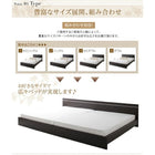 デザインベッド シングル ずっと使えるロングライフ ベッドフレームのみ
