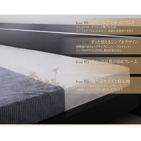 新品低価■Vermogen 日本製ボンネルコイルマットレス付き/K200(S×S) ずっと使えるロングライフデザインベッド [フェアメーゲン] マットレス付き