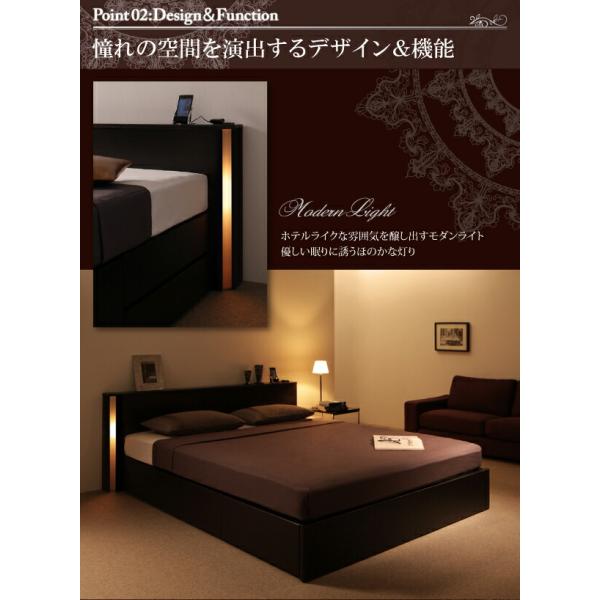 収納ベッド クイーン Q×1 大型サイズ ベッドフレームのみ
