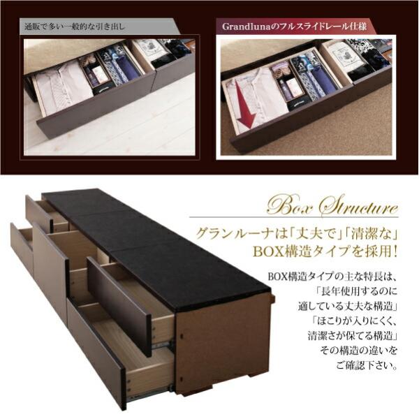 チェストベッド クイーン Q×1） 大型サイズ ベッドフレームのみ 大型サイズ ベッドフレームのみ