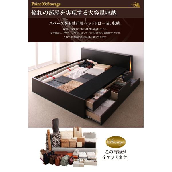 チェストベッド クイーン Q×1） 大型サイズ ベッドフレームのみ 大型サイズ ベッドフレームのみ