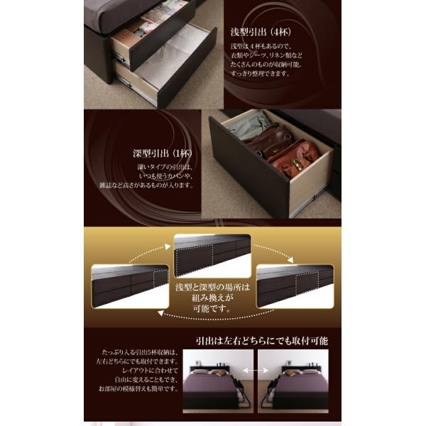 チェストベッド クイーン Q×1） 大型サイズ ベッドフレームのみ 大型サイズ ベッドフレームのみ