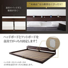 ファミリー ベッド 連結ベッド ワイドK240 SD×2 大型ベッド ローベッド フロアベッド プレミアムボンネルコイル マットレス付き