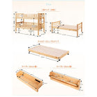 3段ベッド ロータイプ 収納式 ベッドフレームのみ 三段セット シングル