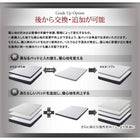 マットレス セミダブル 新構造 スタックマットレス 快眠 オプション 専用オプション LT ラテックスフォームパッド