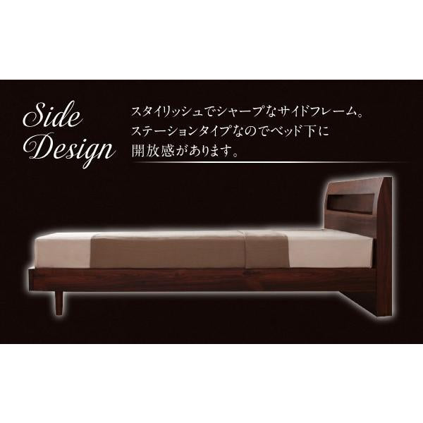 すのこベッド シングル ボンネルコイルマットレスハード付き