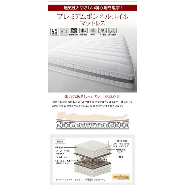 すのこ ファミリーベッド ワイドK300 フランスベッド マルチラススーパースプリングマットレス付 デザイン