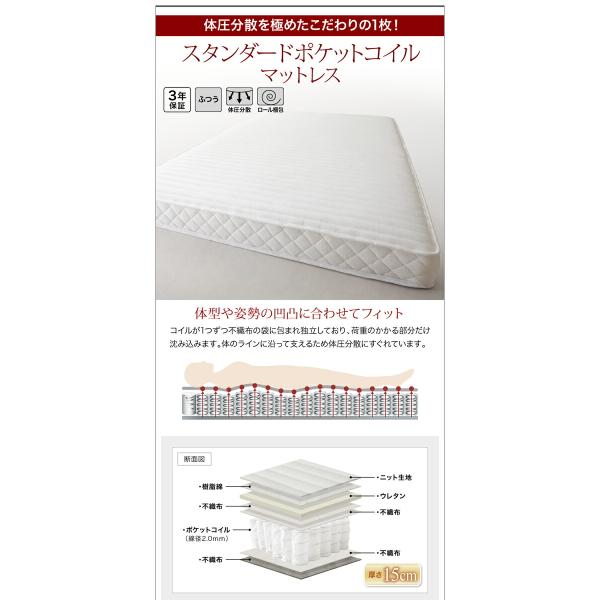 デザインすのこファミリーベッド 専用別売品 脚 WK200〜280用 脚15cm