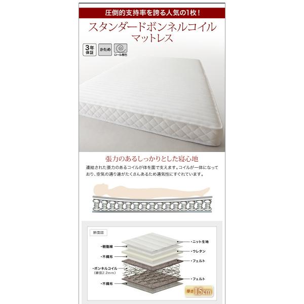 デザインボードベッド セミダブル ベッドフレームのみ 木脚タイプ