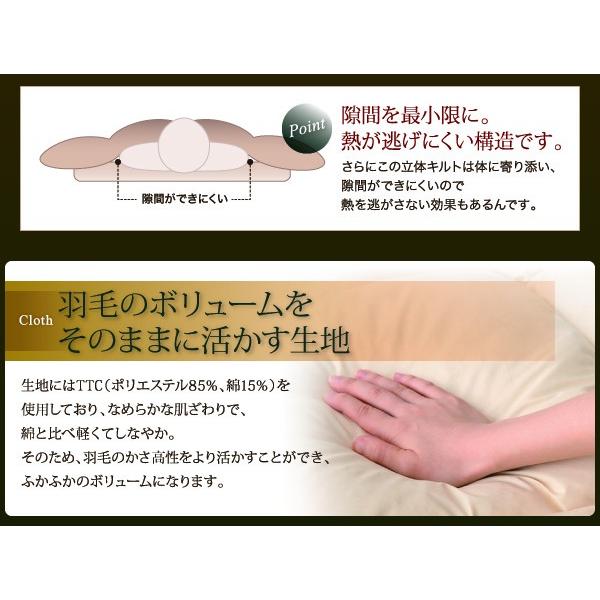 グースダウン93% キング 羽毛布団 10点セット 日本製 ウクライナ産ロイヤルゴールドラベル ベッドタイプ