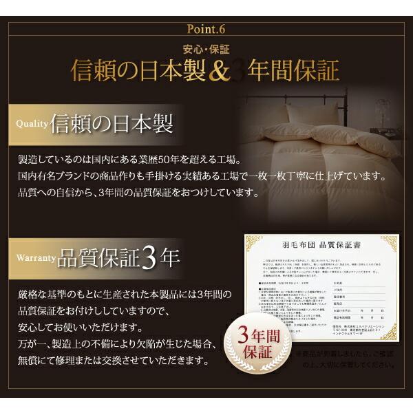 羽毛布団 キング10点セット ポーランド産グースダウン93% プレミアムゴールドラベルベッドタイプ