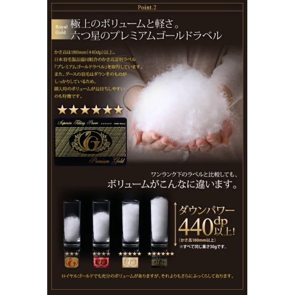 羽毛布団 キング10点セット ポーランド産グースダウン93% プレミアムゴールドラベルベッドタイプ