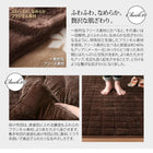 こたつ3点セット テーブル＋掛・敷布団 鏡面仕上 長方形 75×105