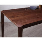 ダイニング 4点セット テーブル + チェア2脚 + ベンチ1脚 W150 天然木 ウォールナット無垢材 ハイバックチェア