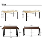 デザインテーブル 天然木天板 ストレート脚 W120