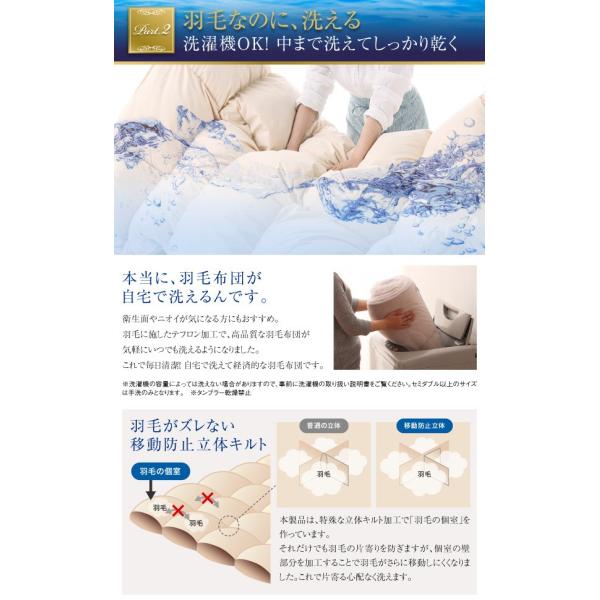 羽毛掛布団 キング 日本製 防カビ消臭 エクセルゴールドラベルフランス産ダックダウン90％