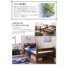 棚 コンセント付きアカシア材2段ベッド 専用別売品 2段ベッド用パッド＆シーツ2点セット 2個 シングル