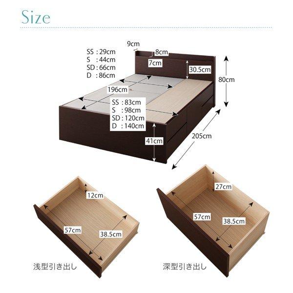 組立設置付 チェストベッド 薄型抗菌国産ポケットコイルマットレス セミシングル