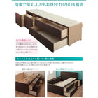 チェストベッド セミダブル 日本製 棚 コンセント付き 大容量 薄型抗菌国産ポケットコイルマットレス付き
