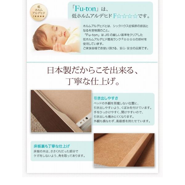 お客様組立 布団が収納できるチェストベッド 薄型抗菌国産ポケットコイルマットレス セミダブル