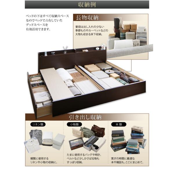 ベッド セミダブル 収納 ベット ポケットコイル 床板 Bタイプ 連結 薄型 抗菌 国産 お客様組立