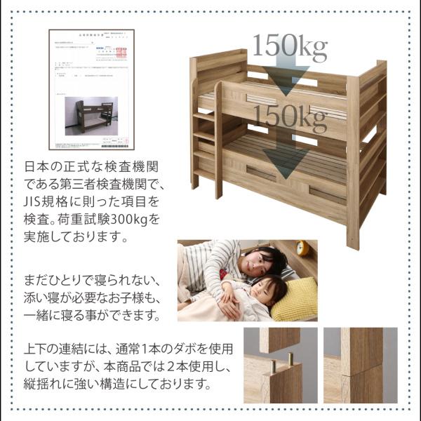 二段ベッド 2段ベッドにもなるワイドキングサイズベッド 薄型軽量ボンネルコイル フルガード ワイドK200