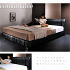 ベッド ダブル デザインベッド 国産カバーポケットコイル