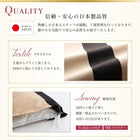 ボックスシーツ 単品 ダブル 日本製・綿100％ ボーダーベッド用