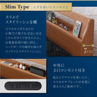 ベッドフレームのみ ベッド 収納 スリムタイプ クイーン 高級アルダー材 ワイドサイズ
