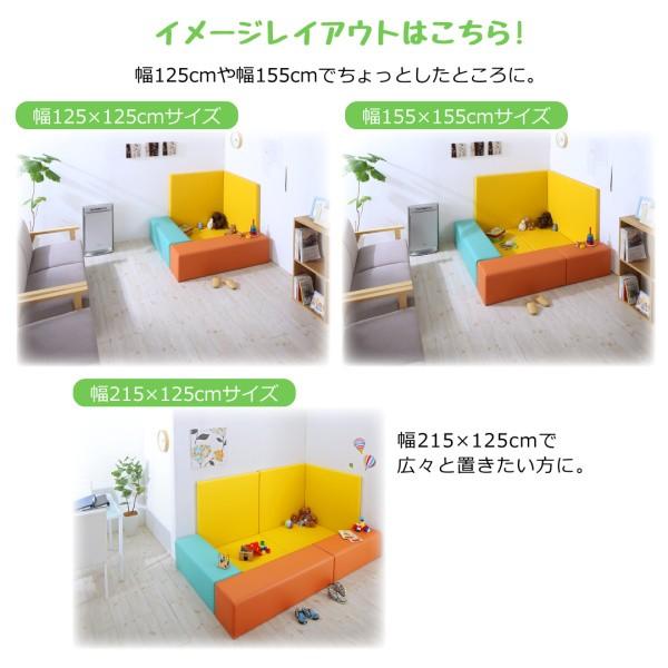 プレイマット フロアマット 90×90 子供に安全安心 キッズプレイマット