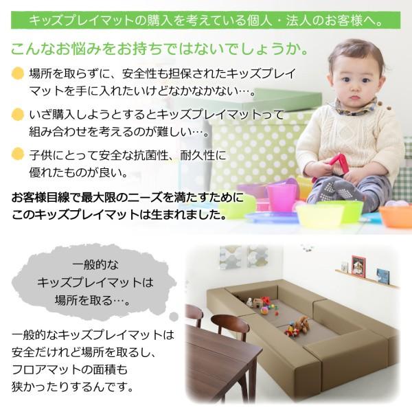 プレイマット フロアマット 90×90 子供に安全安心 キッズプレイマット