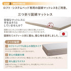 システムベッド シングル 固綿マットレス付き デスク＆チェア付 宮棚 コンセント付 天然木パイン材