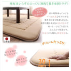 こたつ 掛布団単品 5尺長方形 90×150cm 天板対応 日本製マイクロファイバー水彩タッチ花柄