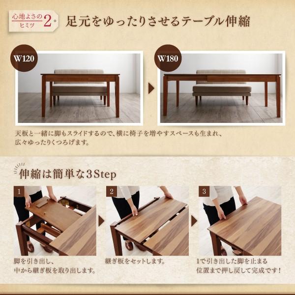 単品 リビングダイニング ベンチ 2人掛け高さ調節 ポケットコイル