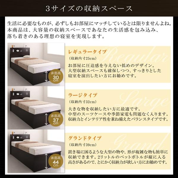 ガス式 ベッド 収納 跳ね上げ クイーン SS×2 マットレス付き フランスベッド マルチラススーパースプリング 縦開き 深さグランド お客様組立