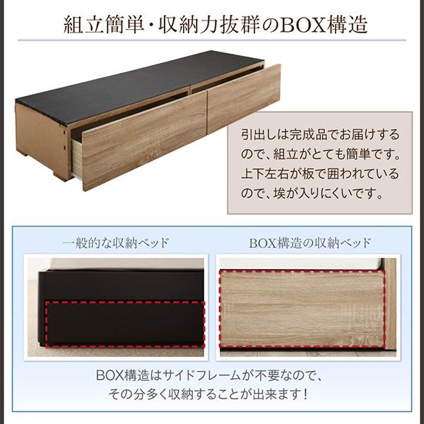 ベッド 引き出し 連結 収納 フランスベッド マルチラススーパースプリングマットレス付き A+B+Bタイプ ワイドK240 SS×3